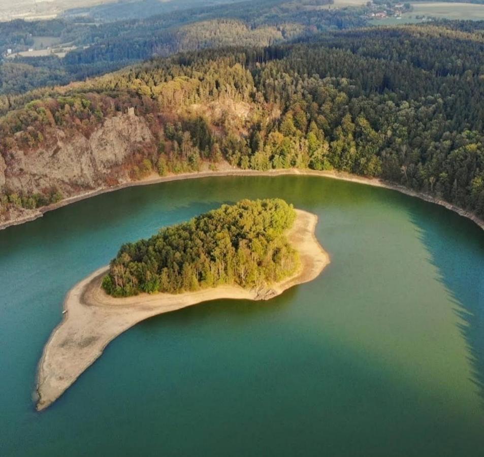 Luxusní Chata Sečanda v Železných horách u Sečské Přehrady Exteriér fotografie