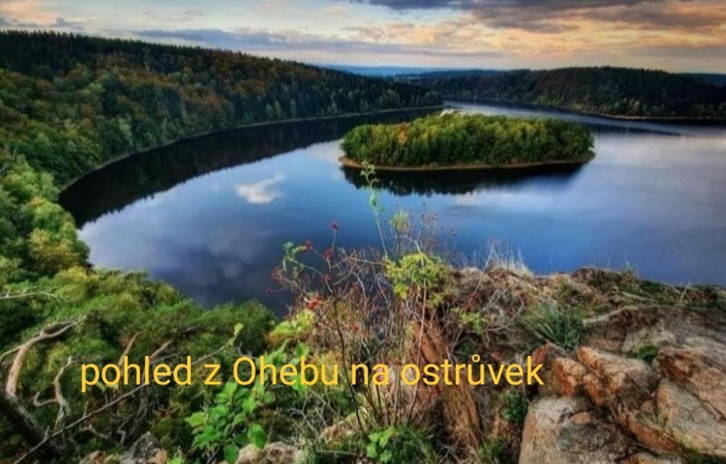 Luxusní Chata Sečanda v Železných horách u Sečské Přehrady Exteriér fotografie