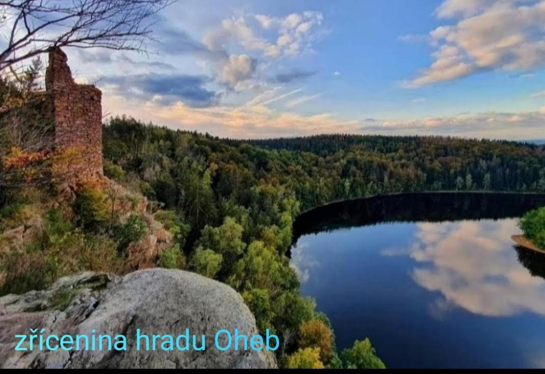 Luxusní Chata Sečanda v Železných horách u Sečské Přehrady Exteriér fotografie